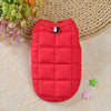 GeckoCustom Winter Warm Dog Coat Jacket Windproof Dog Clothes for Small Dogs Padded Clothing Chihuahua Clothes Pet Supplies Red / XS