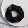 GeckoCustom Women Silk Scrunchie Elastic Handmade Multicolor Hair Band Ponytail Holder Headband Hair Accessories 1PC Satin Silk Solid Color 2