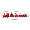 GeckoCustom Wooden Train Christmas Ornament Merry Christmas Decoration For Home Table 2023 Xmas Gifts Noel Natal Navidad Happy New Year 2022 Style 12