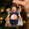 Custom Photo The Dogfather Squishy Acrylic Ornament - Gift For Dog Lovers HO82 903458