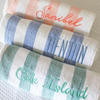 Personalized Embroidered Cabana Stripe Towels TH10 170347