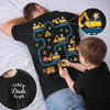 Custom Kid Photo Tired Dads Club Construction Car Track Shirt TH10 169835