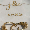 Custom Ceramic Engaged Ring Tray For Mr and Mrs TH10 170355