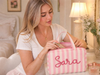 Custom Expandable Toiletry Bag, Personalized Hanging Travel Makeup Bag TH10 170301
