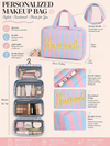 Custom Expandable Toiletry Bag, Personalized Hanging Travel Makeup Bag TH10 170301
