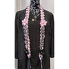 Satin Ribbon Graduation Lei with Flowers, Braided Ribbo, Gift For Graduates TH10 169101