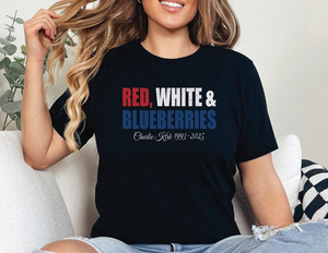Red White & Blueberries Charlie Kirk 1993-2025 Comfort Shirt TH10 896229
