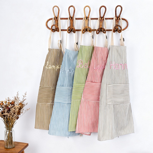 Personalized Hand-Embroidered Apron With Pocket,Gift for mom,Mother's day Gift TH10 898117