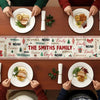 Personalized Family Name Christmas Table Runner - Holiday Decoration Gift HO82 903564