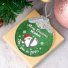 Baby Expecting See You In 2026 - Personalized Metal Top Glass Ornament For Christmas LM32 893975
