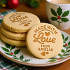Custom Name Made With Love Cookie Stamp HO82 900654