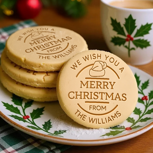 Custom Name We Wish You A Merry Christmas Cookie Stamp Gift For Family CH07 899740