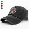 Custom Cute 3D Dog - Human Belongs To Dog Washed Denim Baseball Cap HA75 898152