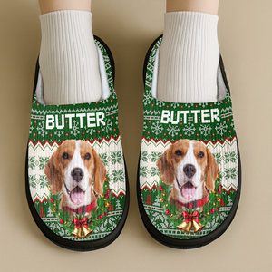 Custom Photo Dog & Cat Personalized Slippers Christmas Gift For Pet Owners, Pet Lovers HA75 897824
