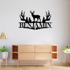 Custom Name Hunting Monogram Metal Sign CH07 910312