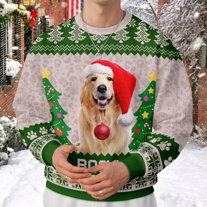 Custom Photo And Name Ugly Sweater For Dog Lover TH10 896463