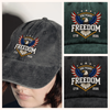 250 Years of Freedom America 1776–2026 Anniversary Washed Denim Baseball Cap HA75 898690
