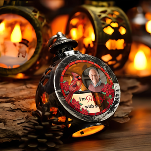 Custom Photo I'm Always With You Candlelight Lantern Ornament HO82 900178