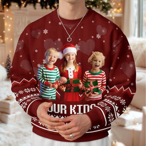Custom Photo Our Grandkids Ugly Sweater For Christmas TH10 896247