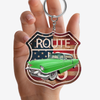 Custom Photo Route 66 Acrylic Keychain Gift For Car Lovers CH07 899142
