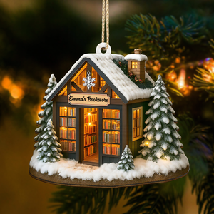 Custom Name Welcome To My Bookstore Wood Ornament – Christmas Gifts LM32 895633