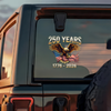 250 Years 1776 - 2026 Patriotic Eagle Car Window Decal Sticker HA75 920168