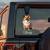 Custom Photo And Name Dog Cat Car Window Decal Sticker HA75 898162