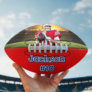Custom Photo Football Ball Gift For Football Lover CH07 899962