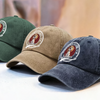 Custom Cute 3D Dog - Human Belongs To Dog Washed Denim Baseball Cap HA75 898152