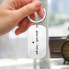 Custom Photo Drive Safe I Love You Metal Keychain CH07 910164