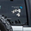 Custom Name A Piece Of My Heart Lives In Heaven Car Window Decal Sticker CH07 910190