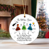 Custom Photo The B*tches Times Friendship Sea Christmas Ceramic Ornament HO82 900180