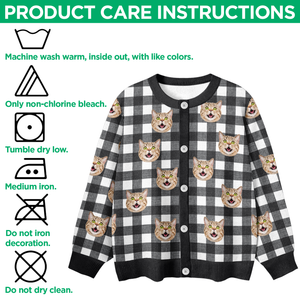 Custom Photo Christmas Ugly Cardigan For Cat Lover TH10 896579