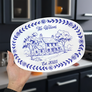 Personalized Custom Family Name Platter TH10 896825