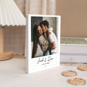 Custom Photo You & Me Always Love Together Building Brick Blocks LM32 895641