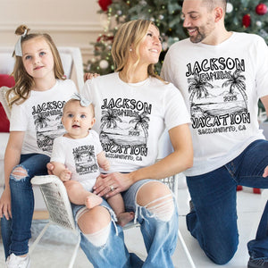 Custom Family Vacation Shirts 2025 – Matching Family Trip Dark Shirts LM32 895977