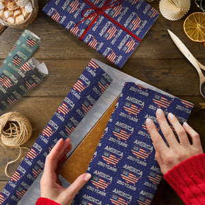 250 Years America Anniversary 250th Independence Day Wrapping Paper HO82 900698