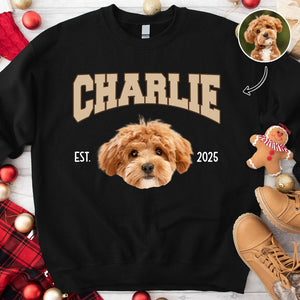 Custom Dog Photo And Name Sweatshirt For Dog Lover TH10 896885