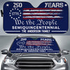 Custom Family Name We The People 250 Years America Car Sunshade CH07 910248