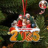 Custom Family Christmas Cake Crew Photo - Personalized Acrylic Ornament CH07 899702