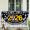 Custom Photo Graduation Senior Class Of 2026 Non-Pleated Fan Flag CH07 910634