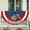Custom Family Name American Flag 250 Years of Freedom 1776–2026 Patriotic Non-Pleated Fan Flag HO82 901334