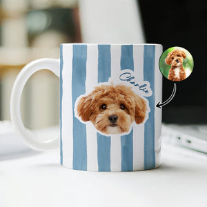 Custom Dog Photo Personalized Print Full Mug For Dog Lovers LM32 895493