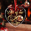 Custom Photo All Of Me Loves All Off You Couple Heart Shape Glass Ornament HA75 892836