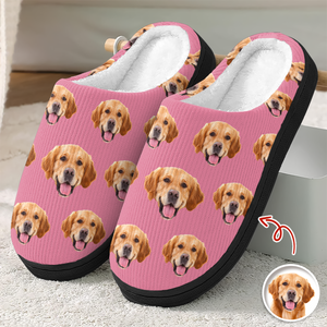 Custom Funny Face Dog Cat Pet Slippers Gift For Pet Owner HA75 892998