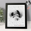 Custom Photo Song Lyrics Wall Picture Frame Valentine Day, Graduation Gift For Wife Husband LM32 897729