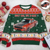 Custom Photo Holy Car, It'S X-Mas Ugly Sweater HO82 900548