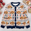Custom Dog Photo Cardigan Gift For Dog Lovers LM32 897125