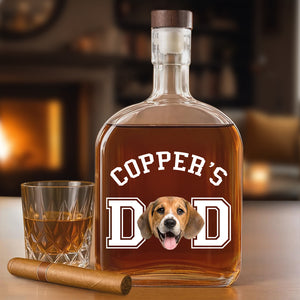 Custom Photo Dog Cat Dad Whiskey Bottle Dog Lovers Gift CH07 895960