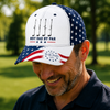 Personalized Best Dad By Par With US 250 Anniversary Classic Cap HO82 902374